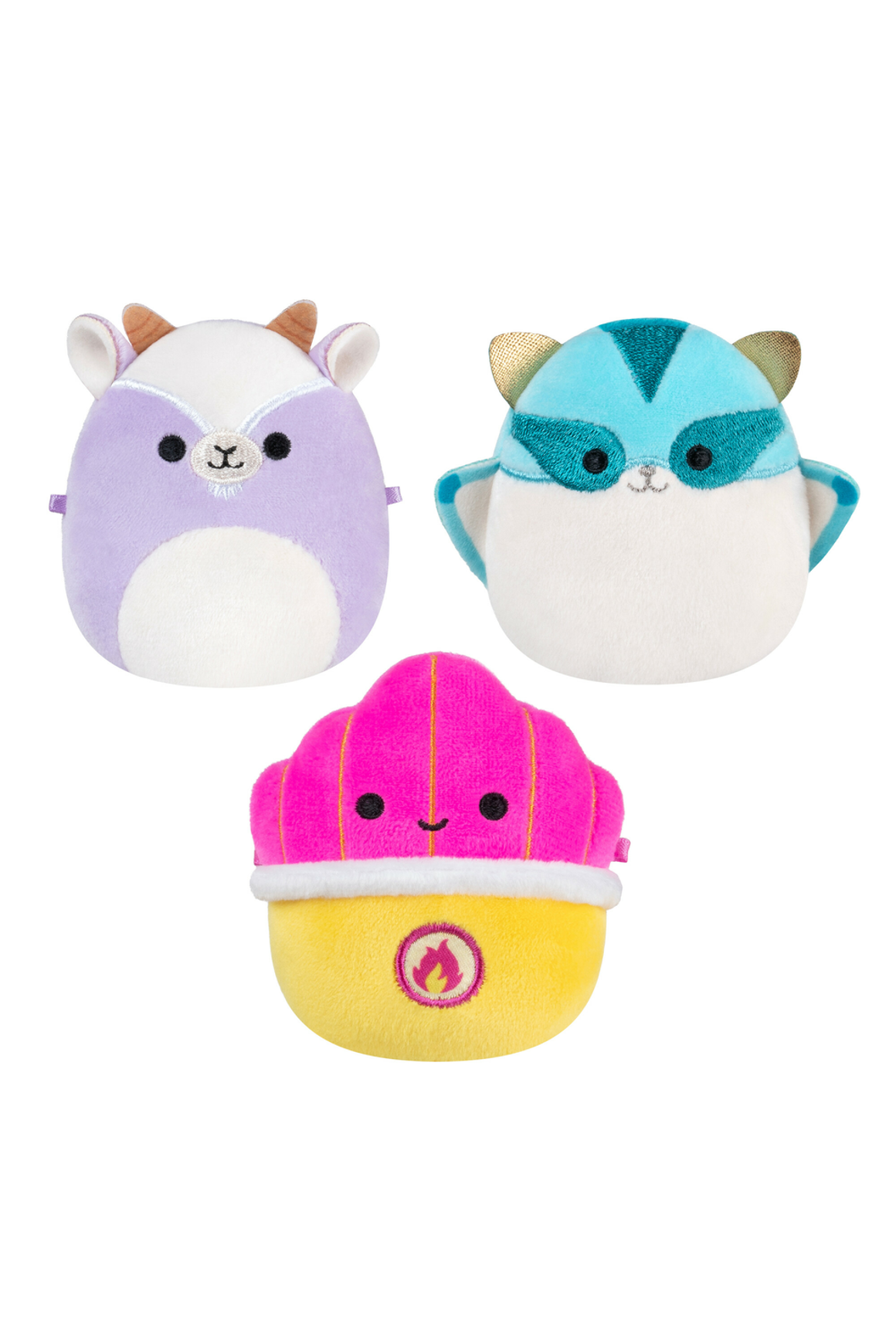 Squishmallow Micromallows 2.5" 3pk Assorted
