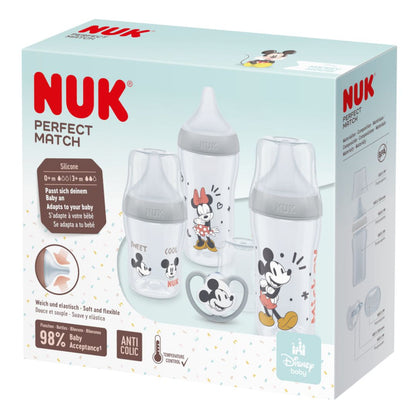 NUK Perfect Match Starter Bottle Set - Mickey Mouse