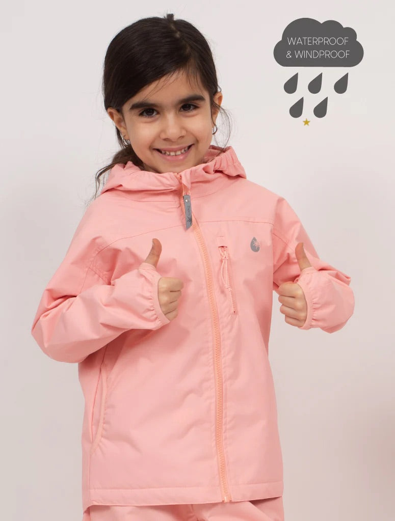 Therm SplashMagic Rainshell - Apricot Blush | Waterproof Windproof Eco