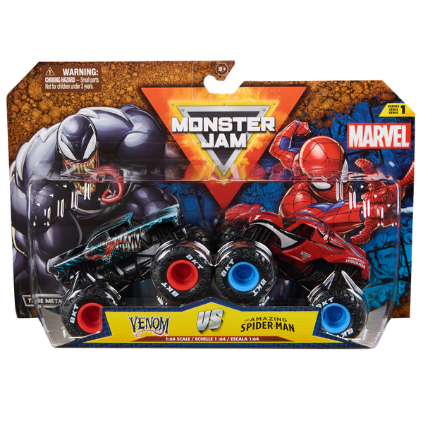 Monster Jam 1:64 Marvel 2pk Assorted