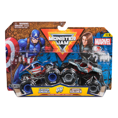 Monster Jam 1:64 Marvel 2pk Assorted